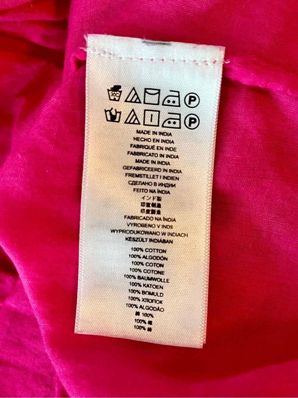 Michael Kors hot pink gauzey hippy summer lightweight tunic top long sleeve - Picture 4 of 9